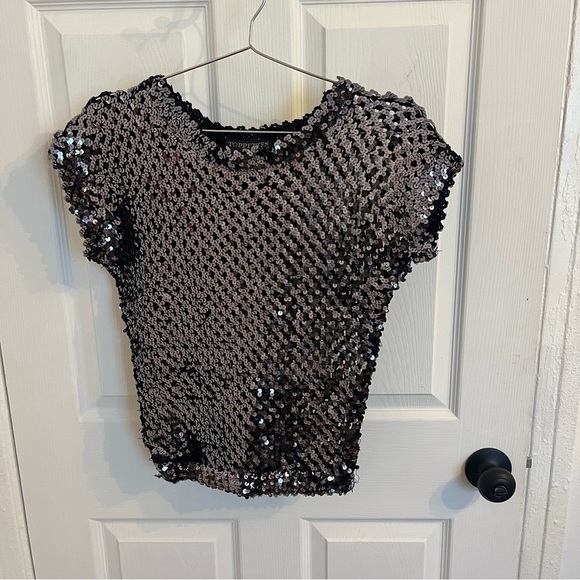 Toppettes Tops - Vintage Toppettes Sequin Blouse